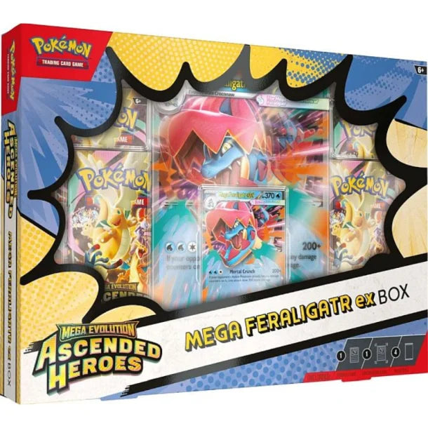 Pokémon TCG – Mega Feraligatr ex Box: Ascended Heroes