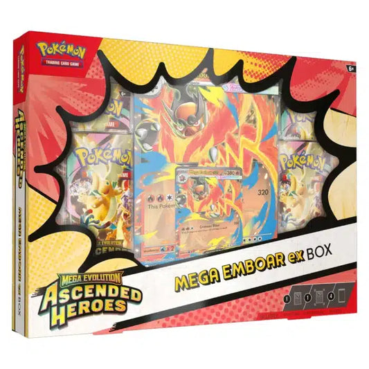 Pokémon TCG – Mega Emboar ex Box: Ascended Heroes